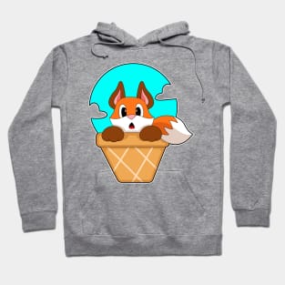 Fox Ice cream cone Hoodie